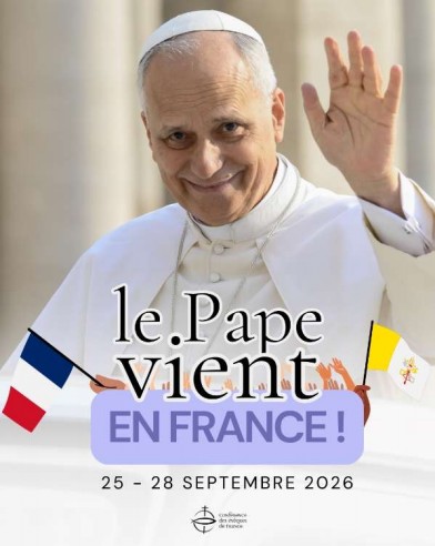 INSCRIPTIONS POUR LA VISITE DU PAPE LÉON XIV À PARIS ET À METZ