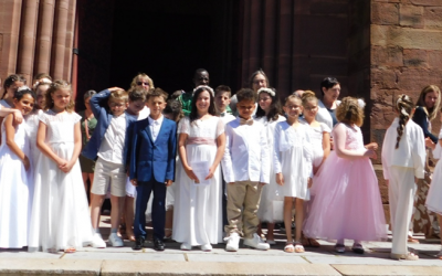 Ils ont communié pour la 1ère fois au Corps du Christ
